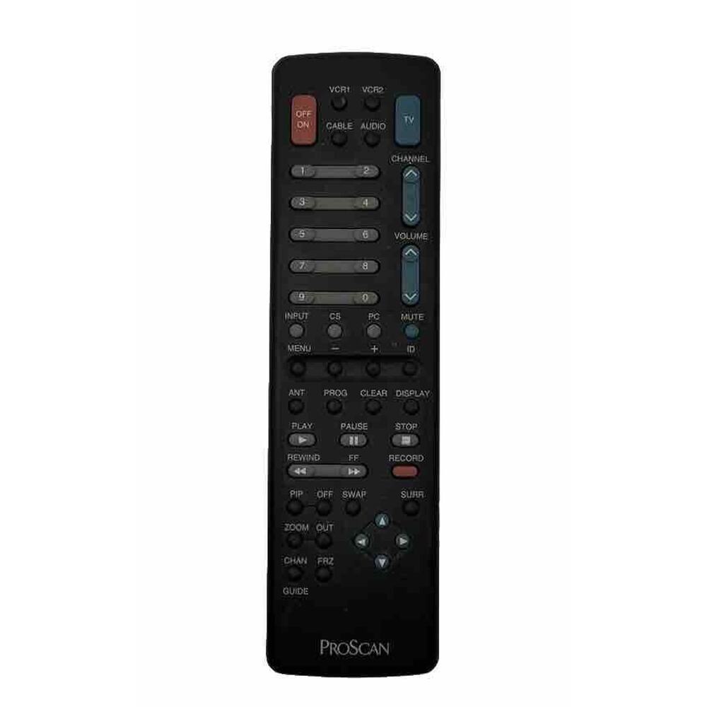 Proscan Remote Control CRK62d, Universal Remote No Batteries Battery Box Is Clea